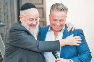 Rabbi Shlomo Ezagui and Dr. Boyes