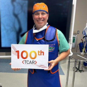 Dr. Boyes performs 100th TCAR procedure